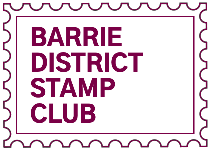 Barrie District Stamp Club Logo
